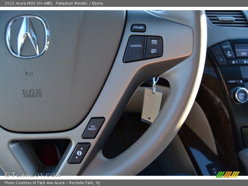 Palladium Metallic / Ebony 2013 Acura MDX SH-AWD