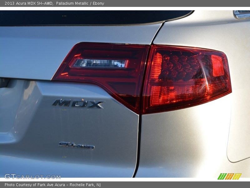 Palladium Metallic / Ebony 2013 Acura MDX SH-AWD