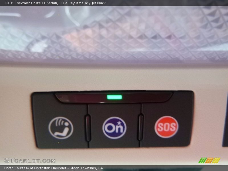 Blue Ray Metallic / Jet Black 2016 Chevrolet Cruze LT Sedan