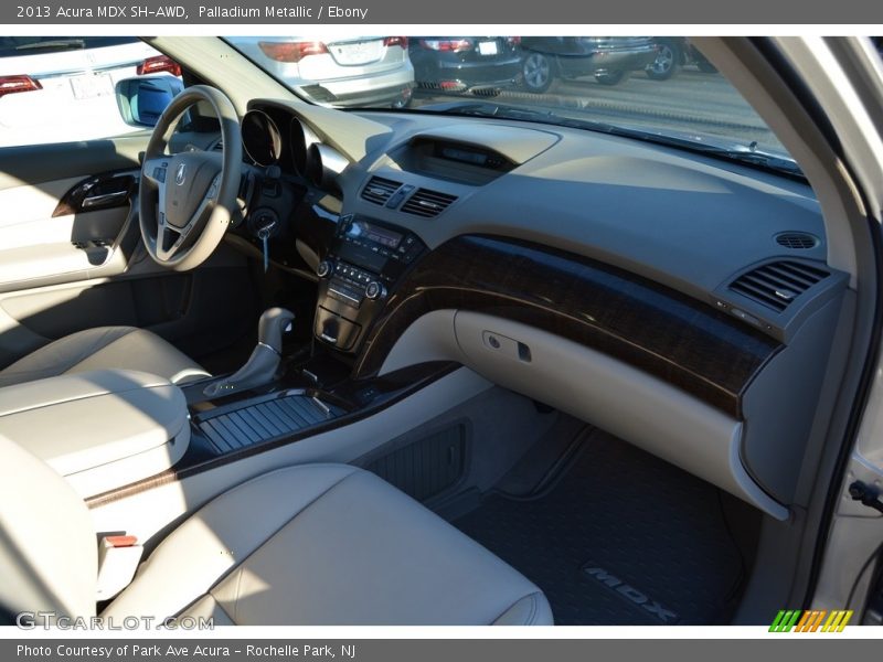 Palladium Metallic / Ebony 2013 Acura MDX SH-AWD