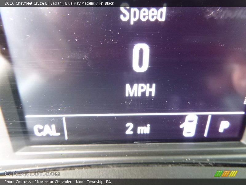Blue Ray Metallic / Jet Black 2016 Chevrolet Cruze LT Sedan