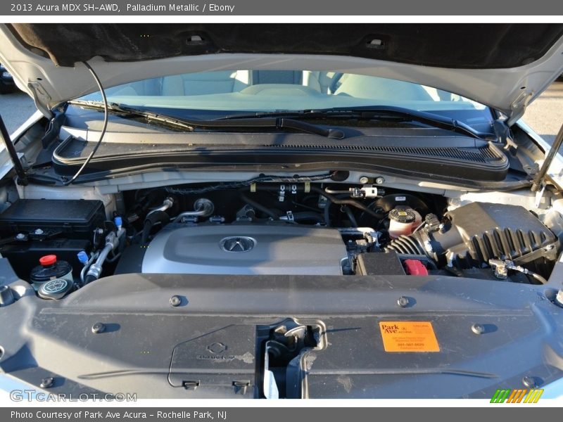 Palladium Metallic / Ebony 2013 Acura MDX SH-AWD