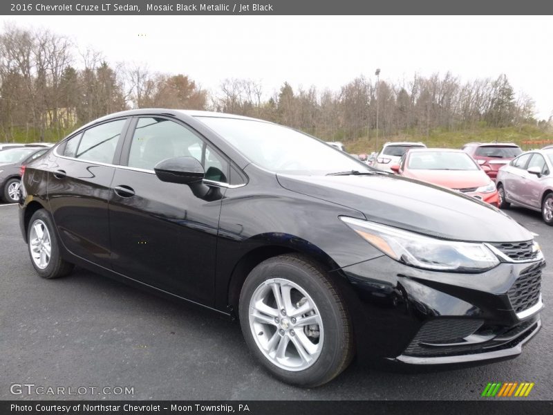 Mosaic Black Metallic / Jet Black 2016 Chevrolet Cruze LT Sedan