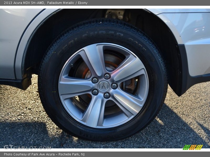 Palladium Metallic / Ebony 2013 Acura MDX SH-AWD