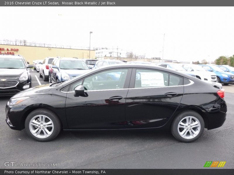 Mosaic Black Metallic / Jet Black 2016 Chevrolet Cruze LT Sedan