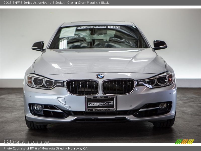 Glacier Silver Metallic / Black 2013 BMW 3 Series ActiveHybrid 3 Sedan