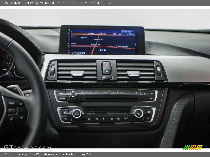Glacier Silver Metallic / Black 2013 BMW 3 Series ActiveHybrid 3 Sedan