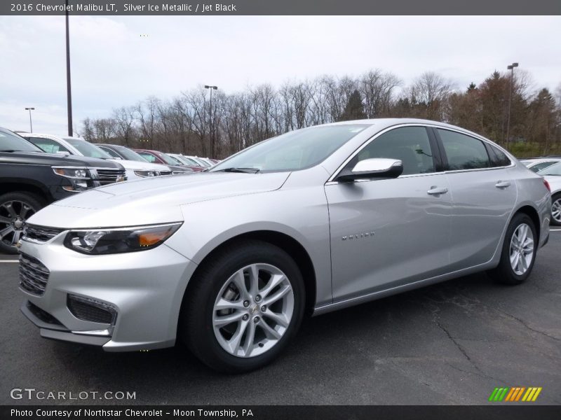 Silver Ice Metallic / Jet Black 2016 Chevrolet Malibu LT