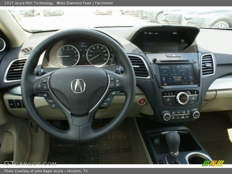 White Diamond Pearl / Parchment 2017 Acura RDX Technology