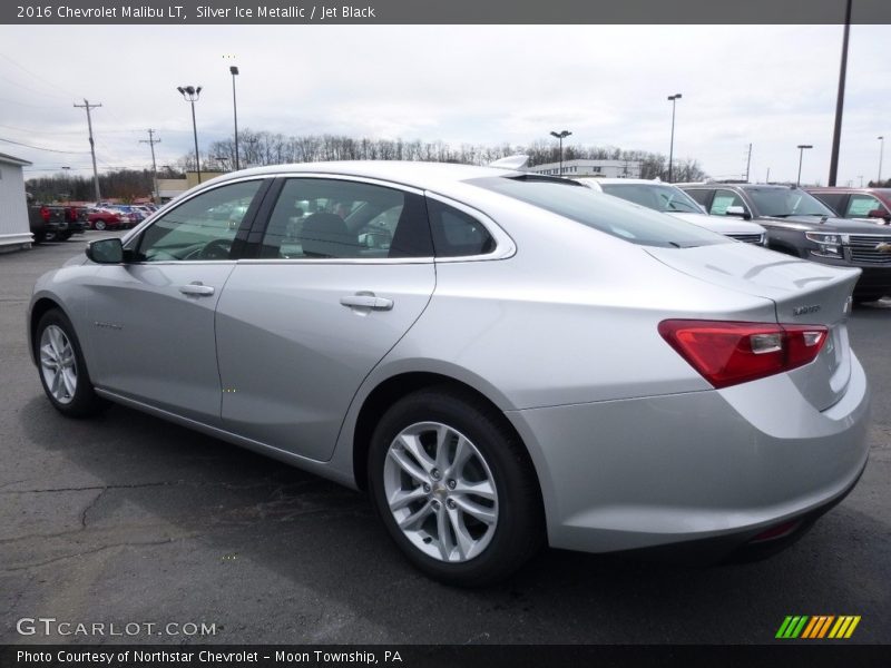 Silver Ice Metallic / Jet Black 2016 Chevrolet Malibu LT