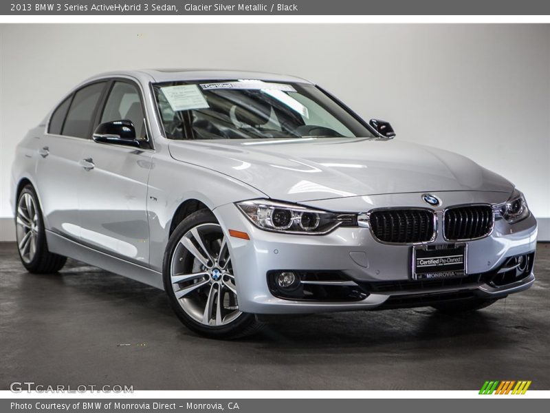 Glacier Silver Metallic / Black 2013 BMW 3 Series ActiveHybrid 3 Sedan