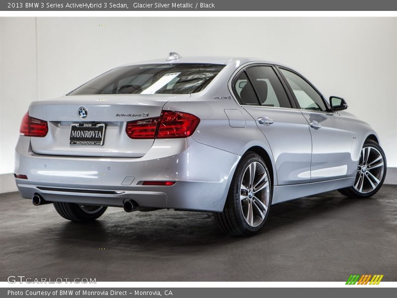 Glacier Silver Metallic / Black 2013 BMW 3 Series ActiveHybrid 3 Sedan