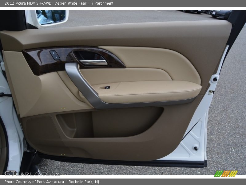 Aspen White Pearl II / Parchment 2012 Acura MDX SH-AWD