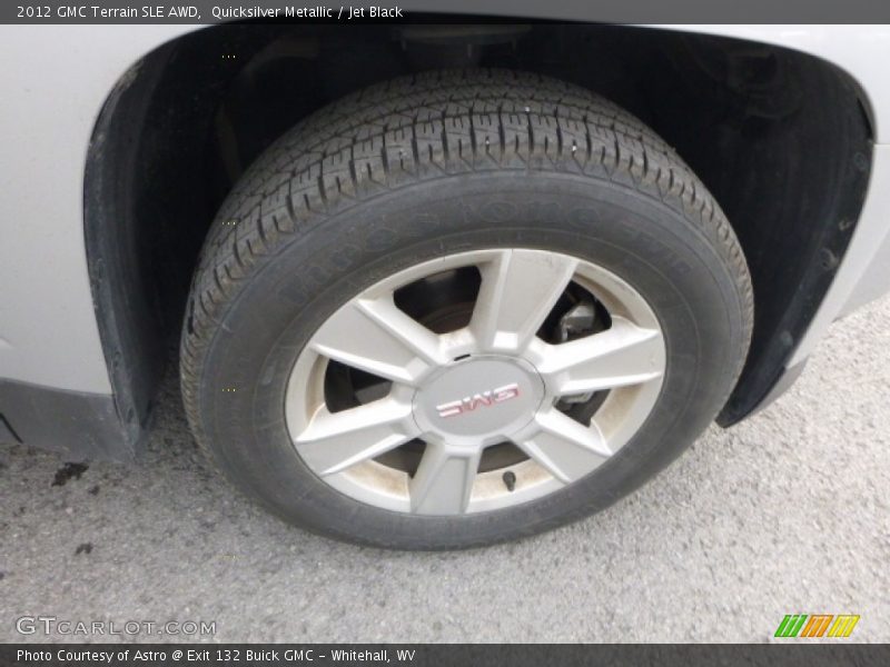 Quicksilver Metallic / Jet Black 2012 GMC Terrain SLE AWD
