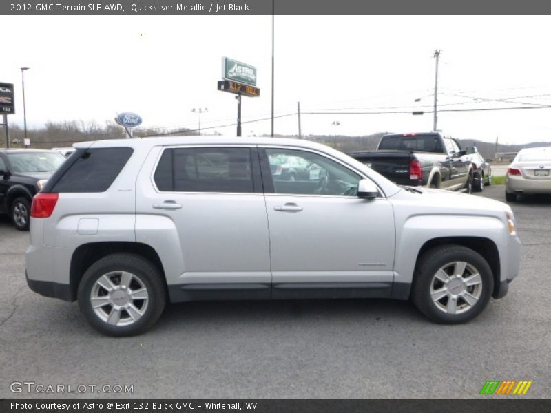 Quicksilver Metallic / Jet Black 2012 GMC Terrain SLE AWD