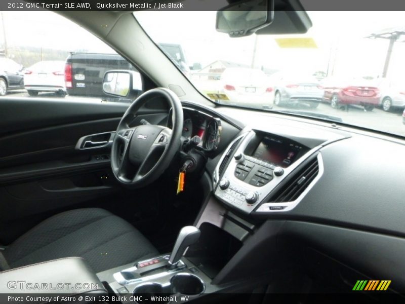 Quicksilver Metallic / Jet Black 2012 GMC Terrain SLE AWD