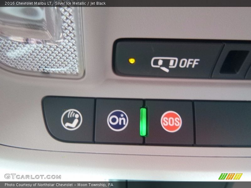 Silver Ice Metallic / Jet Black 2016 Chevrolet Malibu LT