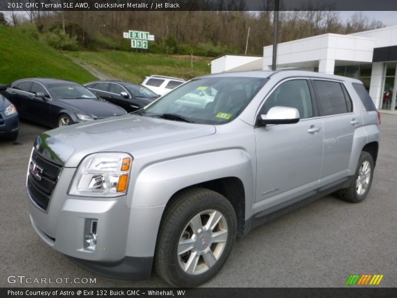 Quicksilver Metallic / Jet Black 2012 GMC Terrain SLE AWD