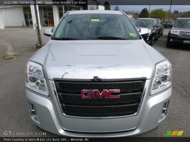 Quicksilver Metallic / Jet Black 2012 GMC Terrain SLE AWD