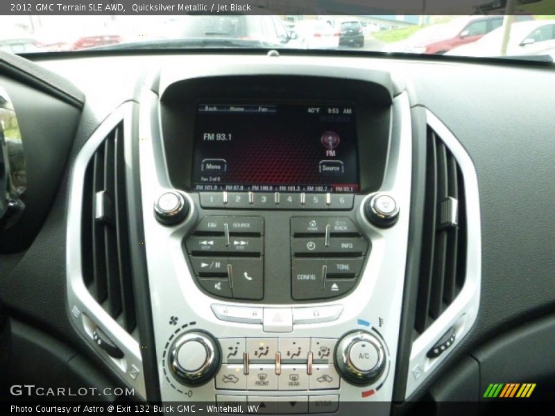 Quicksilver Metallic / Jet Black 2012 GMC Terrain SLE AWD