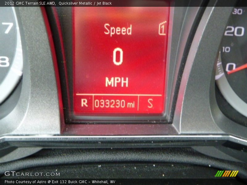 Quicksilver Metallic / Jet Black 2012 GMC Terrain SLE AWD