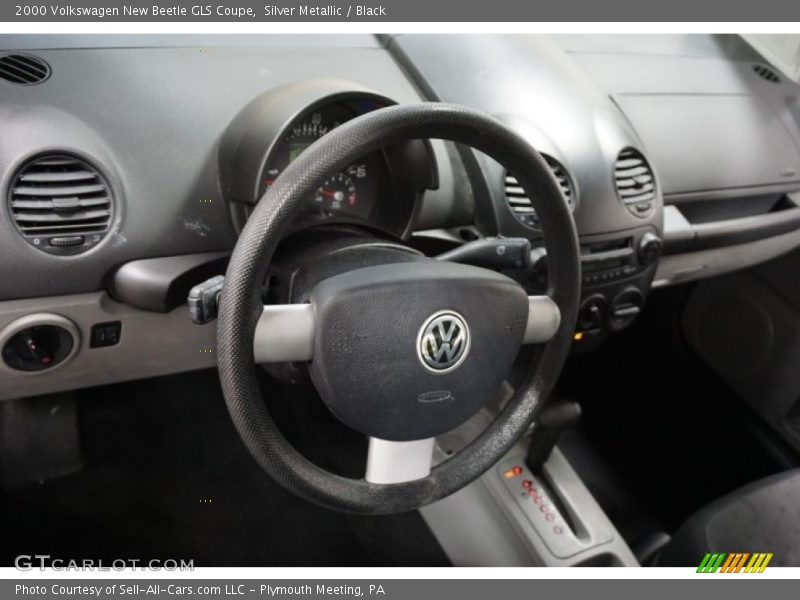 Silver Metallic / Black 2000 Volkswagen New Beetle GLS Coupe