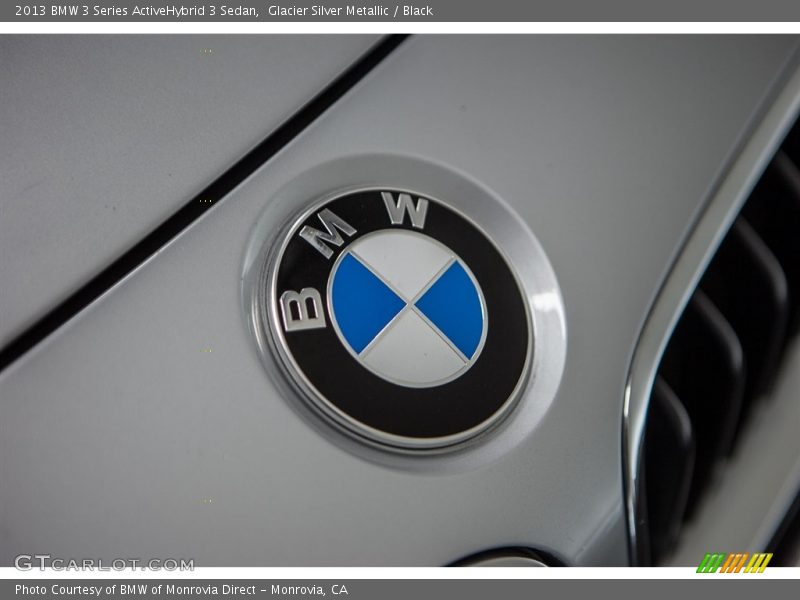 Glacier Silver Metallic / Black 2013 BMW 3 Series ActiveHybrid 3 Sedan