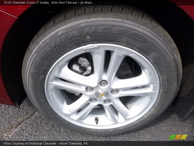 Siren Red Tintcoat / Jet Black 2016 Chevrolet Cruze LT Sedan