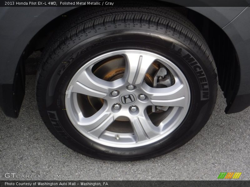 Polished Metal Metallic / Gray 2013 Honda Pilot EX-L 4WD