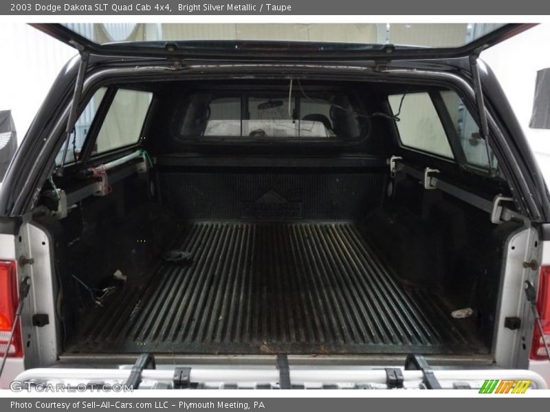 Bright Silver Metallic / Taupe 2003 Dodge Dakota SLT Quad Cab 4x4