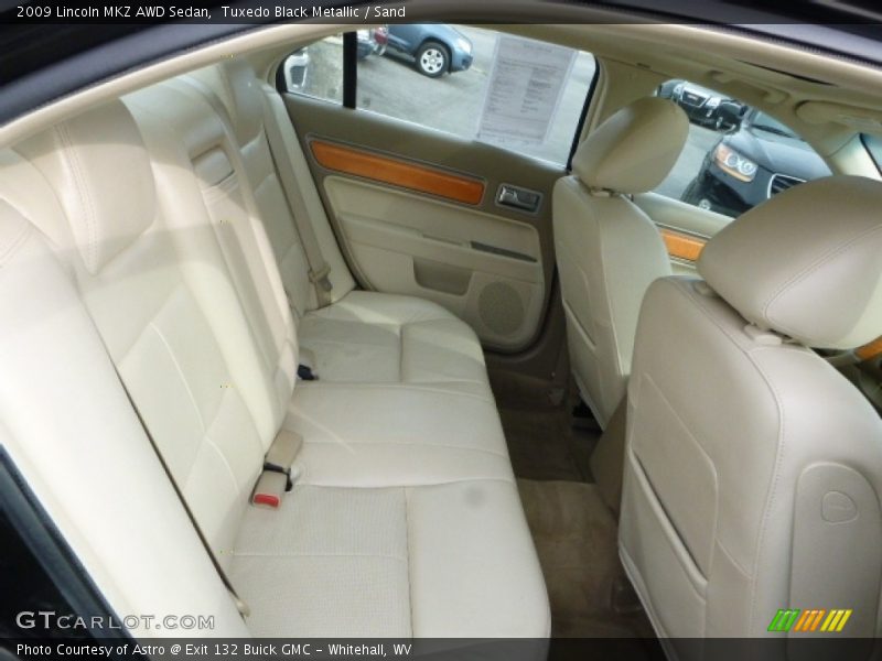 Tuxedo Black Metallic / Sand 2009 Lincoln MKZ AWD Sedan