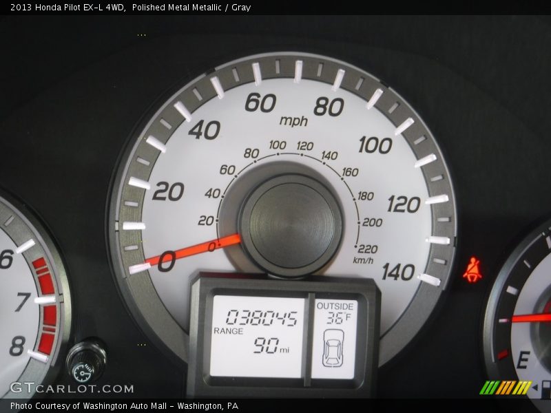 Polished Metal Metallic / Gray 2013 Honda Pilot EX-L 4WD