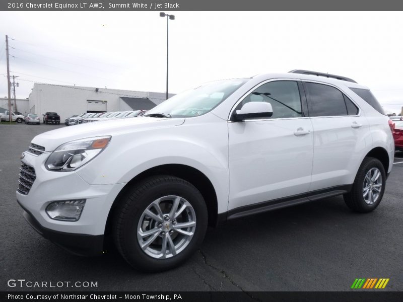 Summit White / Jet Black 2016 Chevrolet Equinox LT AWD