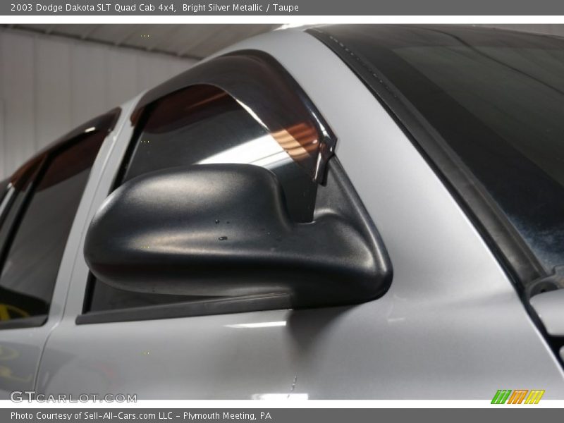 Bright Silver Metallic / Taupe 2003 Dodge Dakota SLT Quad Cab 4x4