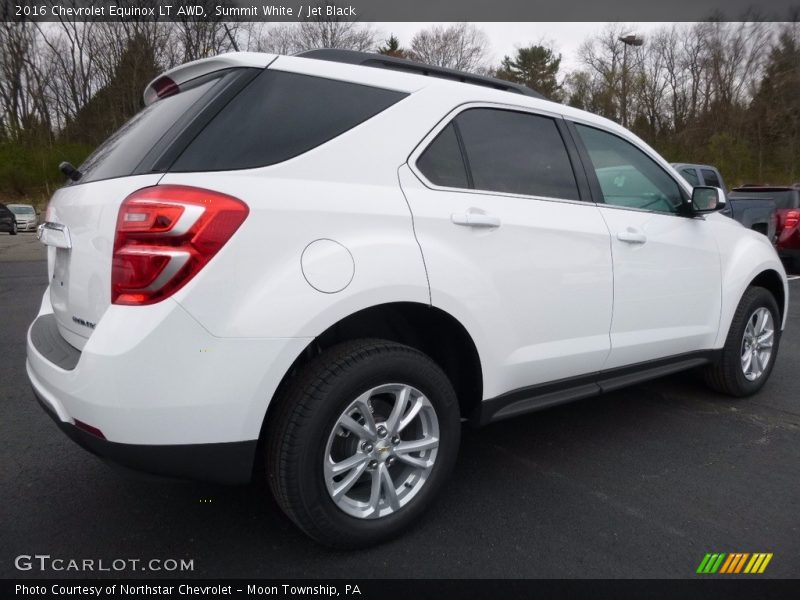 Summit White / Jet Black 2016 Chevrolet Equinox LT AWD