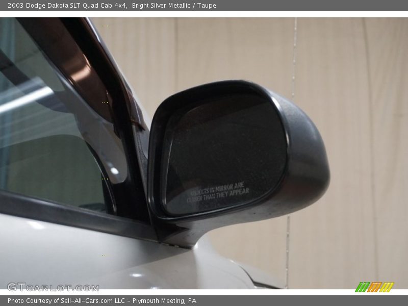 Bright Silver Metallic / Taupe 2003 Dodge Dakota SLT Quad Cab 4x4