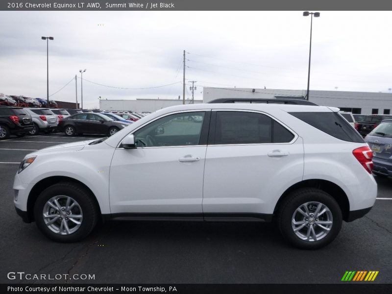 Summit White / Jet Black 2016 Chevrolet Equinox LT AWD