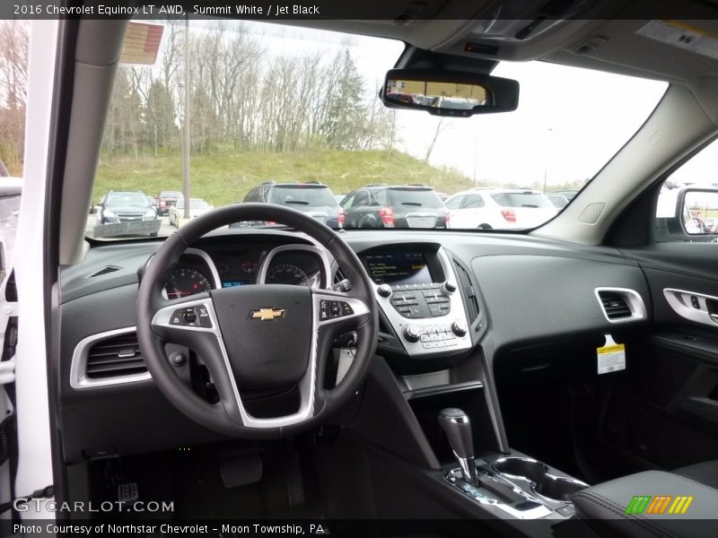 Summit White / Jet Black 2016 Chevrolet Equinox LT AWD