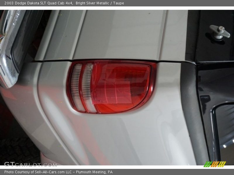 Bright Silver Metallic / Taupe 2003 Dodge Dakota SLT Quad Cab 4x4