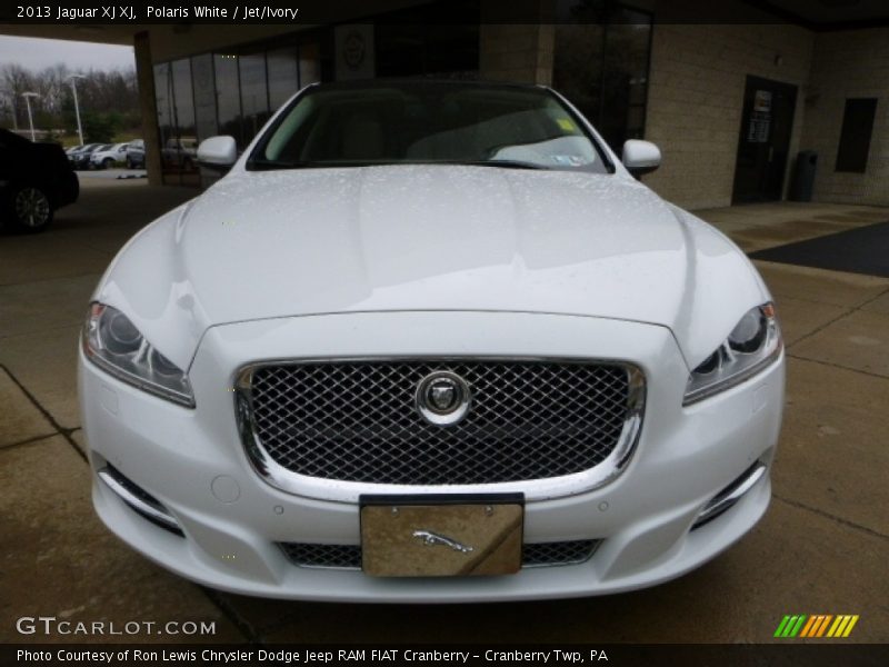 Polaris White / Jet/Ivory 2013 Jaguar XJ XJ