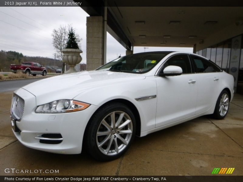 Polaris White / Jet/Ivory 2013 Jaguar XJ XJ