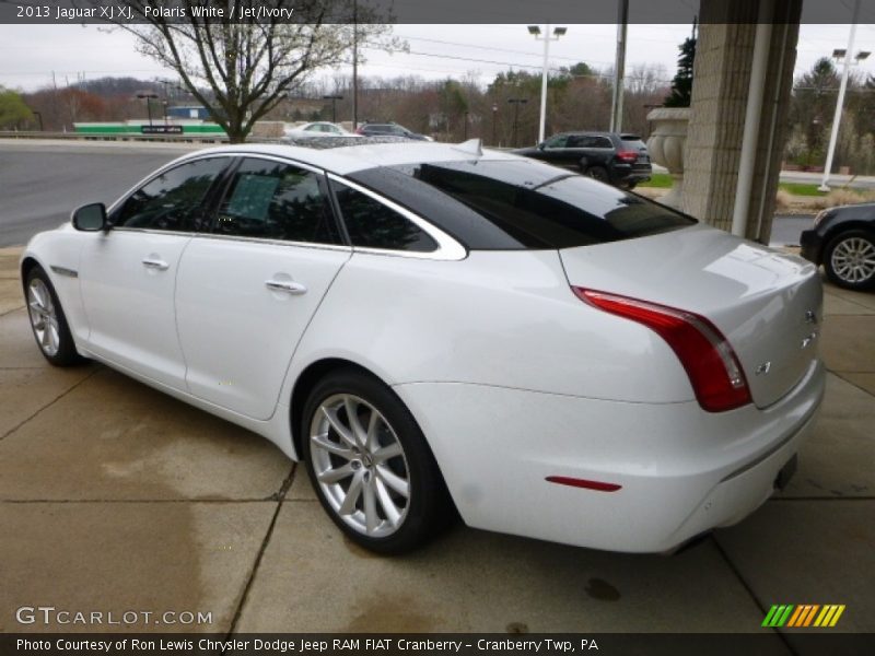 Polaris White / Jet/Ivory 2013 Jaguar XJ XJ