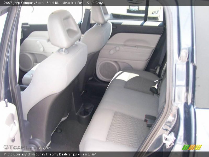 Steel Blue Metallic / Pastel Slate Gray 2007 Jeep Compass Sport