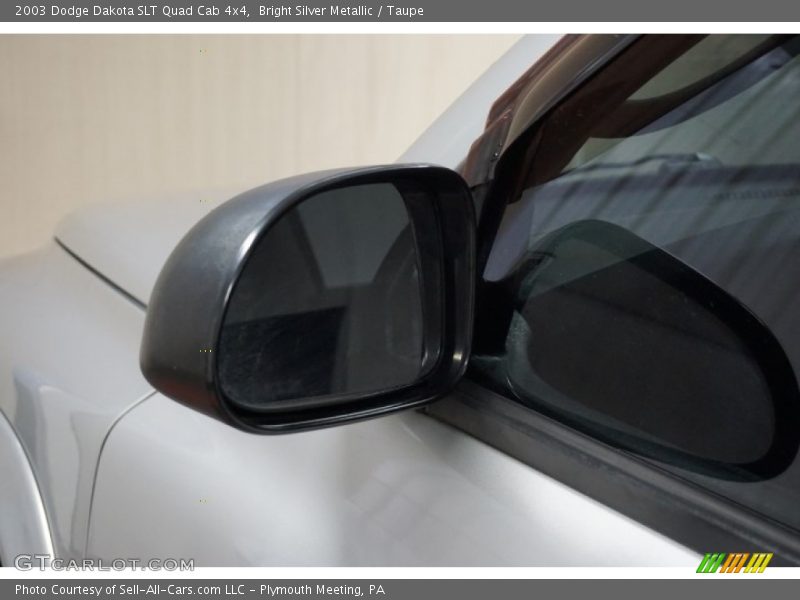 Bright Silver Metallic / Taupe 2003 Dodge Dakota SLT Quad Cab 4x4