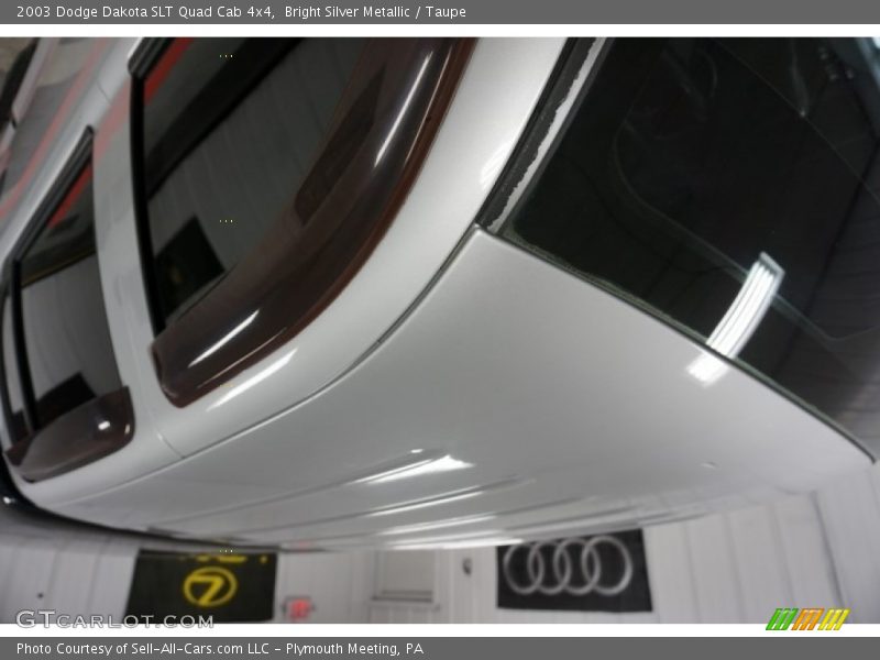 Bright Silver Metallic / Taupe 2003 Dodge Dakota SLT Quad Cab 4x4