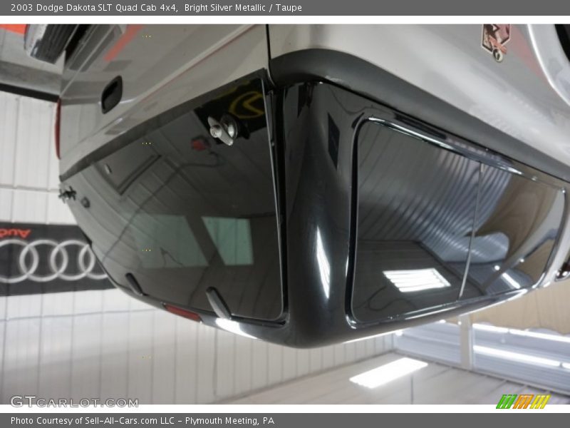 Bright Silver Metallic / Taupe 2003 Dodge Dakota SLT Quad Cab 4x4