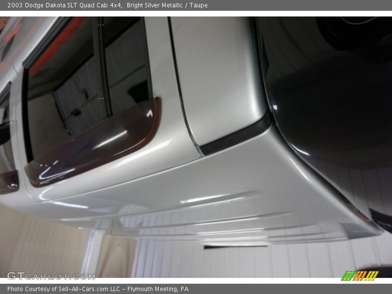 Bright Silver Metallic / Taupe 2003 Dodge Dakota SLT Quad Cab 4x4