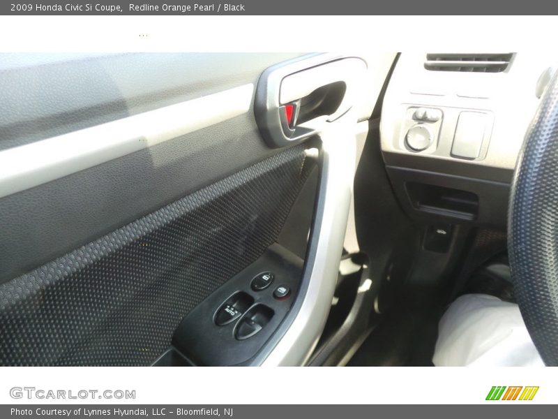 Redline Orange Pearl / Black 2009 Honda Civic Si Coupe