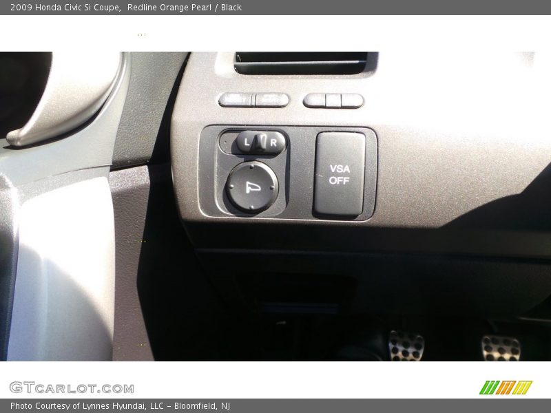 Redline Orange Pearl / Black 2009 Honda Civic Si Coupe