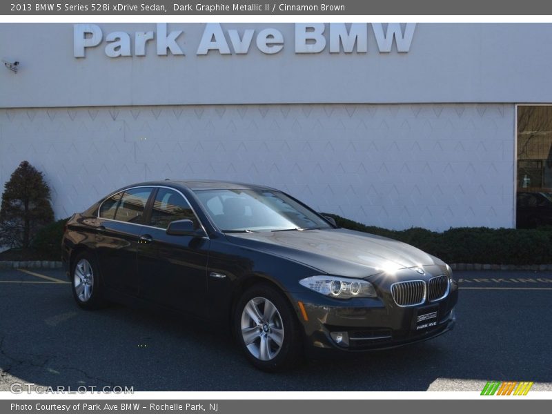 Dark Graphite Metallic II / Cinnamon Brown 2013 BMW 5 Series 528i xDrive Sedan